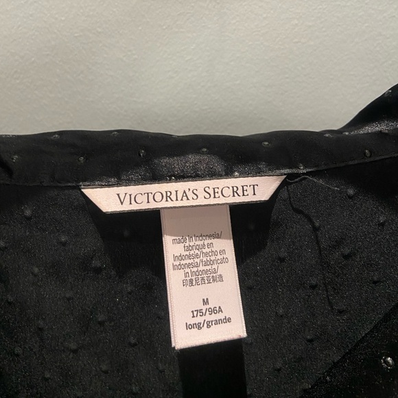 BLING RHINESTONE VICTORIA SECRET HOLIDAY PAJAMA BLACK SET✨ - Picture 3 of 6